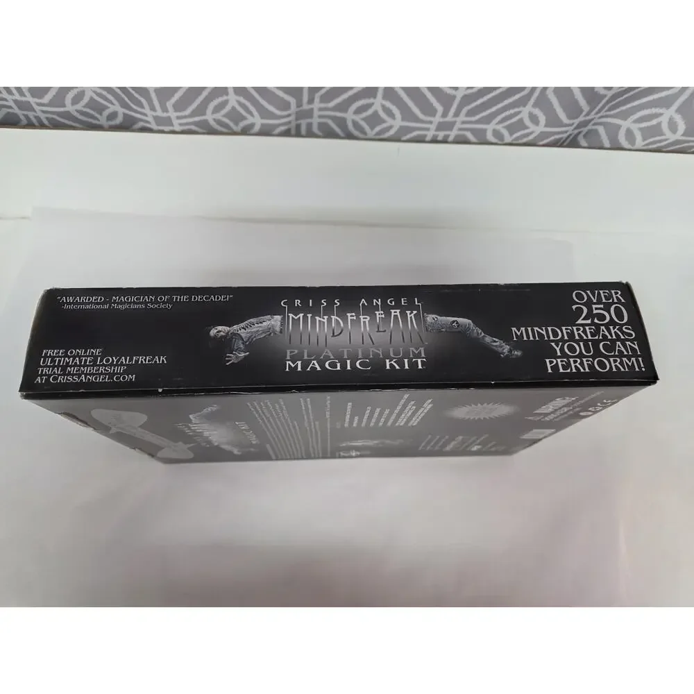 Criss Angel Mindfreak Platinum Magic Kit NEW Sealed 250 tricks! DVD Included +